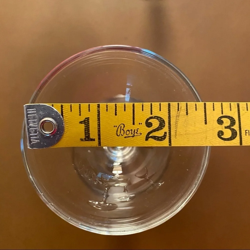 Vintage Coupe Sherry Cordial 4”Stemmed Glasses set of 12